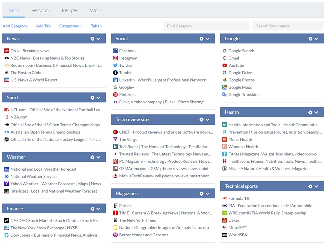 Bookmark Gui Design Bookmark Ninja - The Ultimate Bookmark Manager